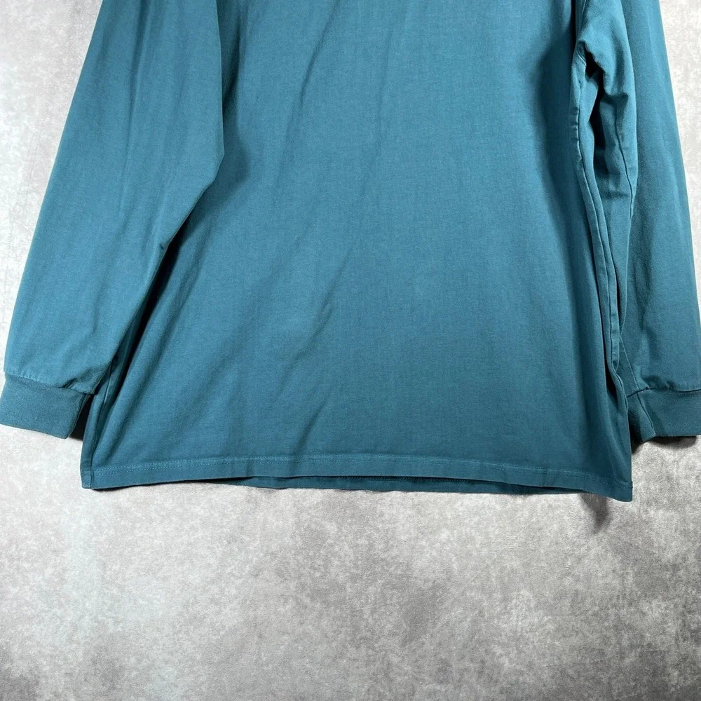Young LA Shirt Mens XL Blue Crew Neck Pullover Long Sleeve Casual Streetwear‎